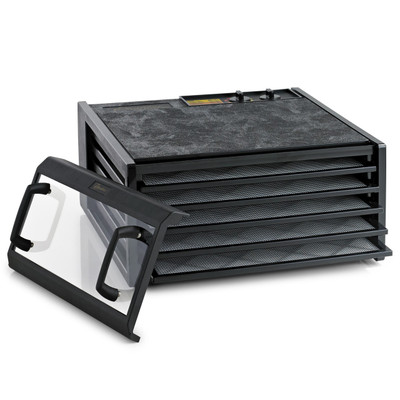 Excalibur 5 Tray Dehydrator Timer Black Clear Door