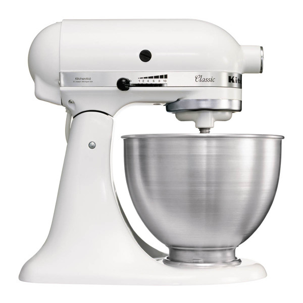 KitchenAid 4.3L Classic Stand Mixer in White