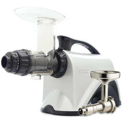 Omega Sana EUJ-606S Juicer in Silver with Oil Extractor