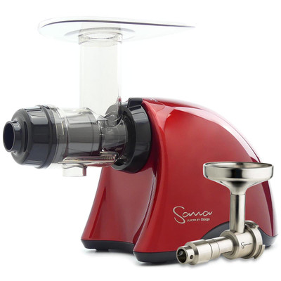 Omega Sana EUJ-707R Juicer in Red with Oil Extractor