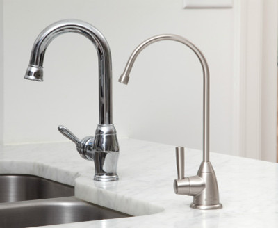 Aquasana AQ-4601 Premium Under Sink Water Filter System Brushed Nickel
