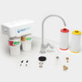 Aquasana AQ-5200P 2-Stage Under Sink Water Filter System in Polished Chrome