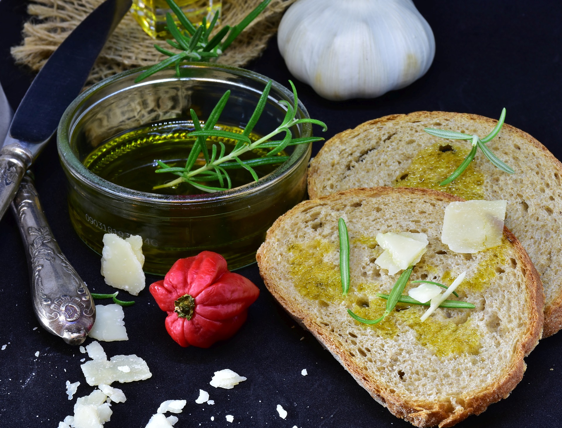 Bread with Extra Virgin Olive Oil