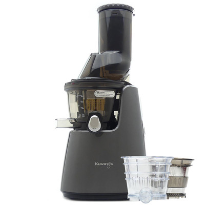 Kuvings C9500 Wide Feed Juicer in Glossy Gunmetal with Accessory Pack