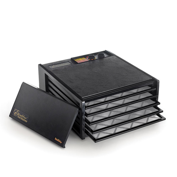 Excalibur 5 Tray Dehydrator Black with Timer