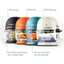 Fritaire Self-Cleaning Glass Bowl Air Fryer in Midnight Black