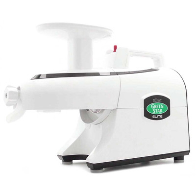 Green Star Elite GSE 5000 Twin Gear Slow Juicer in White