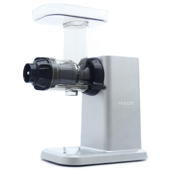 Hurom DU Horizontal Slow Juicer in Platinum Silver