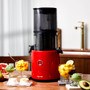 Hurom H300 Self-Feeding Slow Juicer in Red
