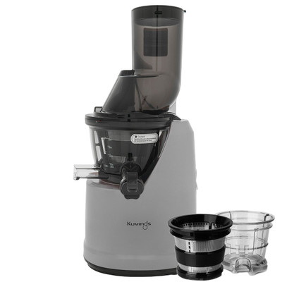 Kuvings B1700 Wide Feed Slow Juicer with Accessory Pack in Silver