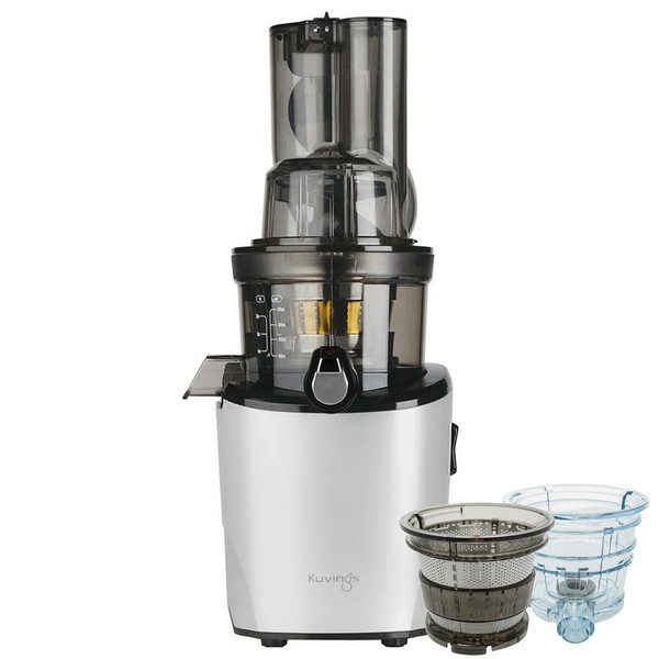 Kuvings REVO830 Wide Feed Slow Juicer in Silver with Accessory Pack