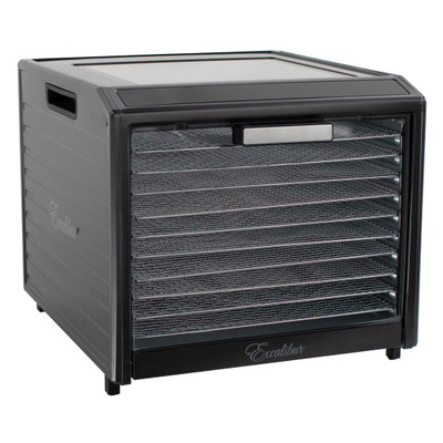 Ex-Display Excalibur 10 Tray Performance Digital Dehydrator in Stainless Steel (DH10SSSS33G)