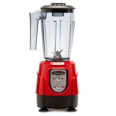Omega BL330 1HP Blender in Red
