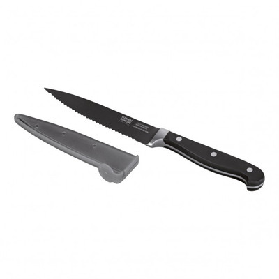 Kuhn Rikon NOIR Serrated Utility Knife