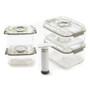 Status 5-Piece Set of Smaller Full Tritan Vacuum Containers