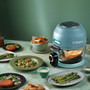 Fritaire Self-Cleaning Glass Bowl Air Fryer in Teal