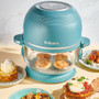 Fritaire Self-Cleaning Glass Bowl Air Fryer in Teal