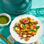 Fritaire Self-Cleaning Glass Bowl Air Fryer in Teal