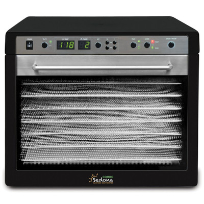 Tribest Sedona Combo 9 Tray Dehydrator with Stainless Steel Trays