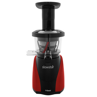 Tribest Slowstar Vertical Slow Juicer in Red