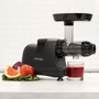 Omega 8007 Nutrition Centre Slow Juicer in Matte Black