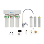 Aquasana AQ-5300+ Claryum® 3-Stage Max Flow Under Sink Water Filter in Chrome