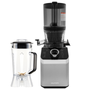 Hurom M100 2-in-1 Slow Juicer & Blender in Silver