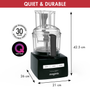 Magimix 4200XL Cuisine Food Processor 18473 in Black