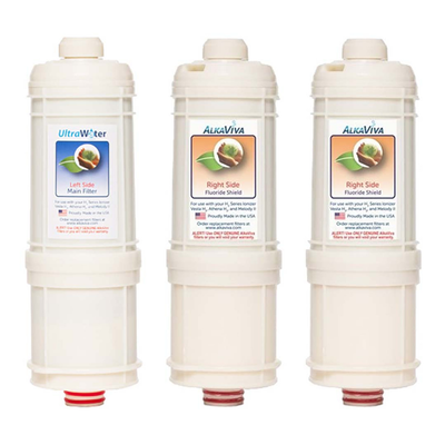 AlkaViva H2 Series Fluoride Shield Filter Cartridge Bundle