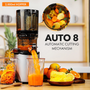 Kuvings AUTO8 Hands-Free Slow Juicer in Pearl White